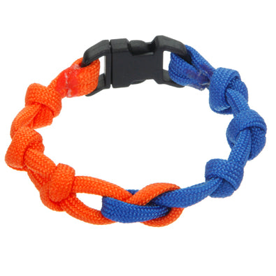 Fantasías Miguel Clave:JY157 Pulsera De Cordón Paracaídas Azul Marino/Naranja