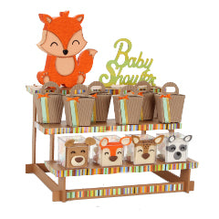 Escalera  Baby  Con Dulceros De Animalitos