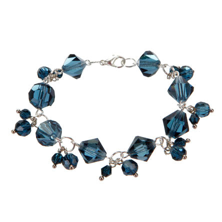 Pulsera Con Argollas Y Cristales