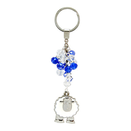 Llavero Rondel Azul Con Borrego