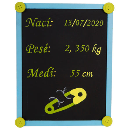 Letrero Nací, Medí, Pesé