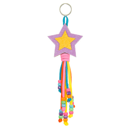 Llavero Con Estrella Lila