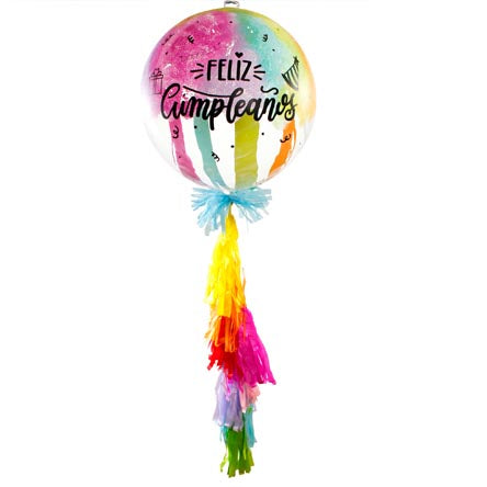 Globo Multicolor Feliz Cumpleaños