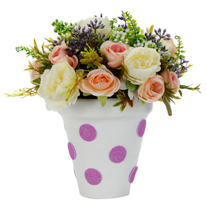 Arreglo Floral Con Puntos