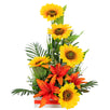 Fantasías Miguel Clave:SR1044 Centro De Mesa Con Girasoles