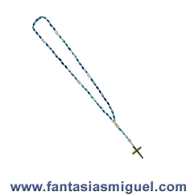 Fantasías Miguel Clave:VG1659 Rosario Bautizo Azul