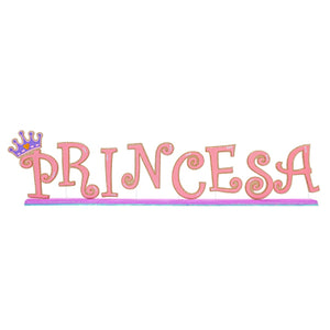 Letrero Princesa