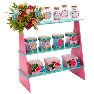 Despachador Con Flores Aqua