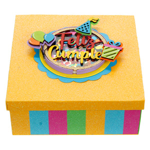 Caja De Regalo Feliz Cumple